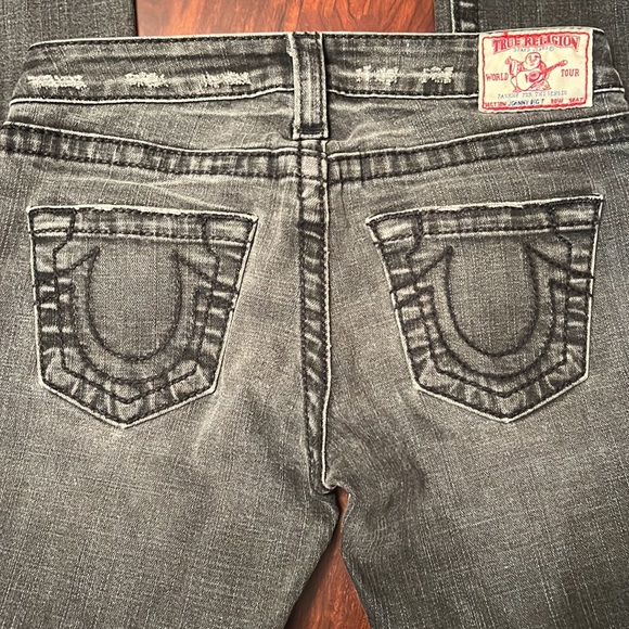 True Religion grey washed jeans - Picture 6 of 10